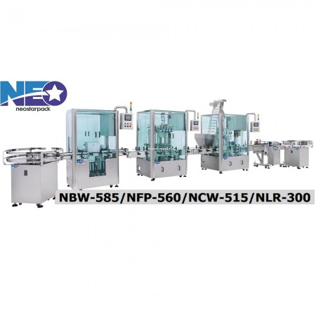 Thick liquid bottle filling capping machine line